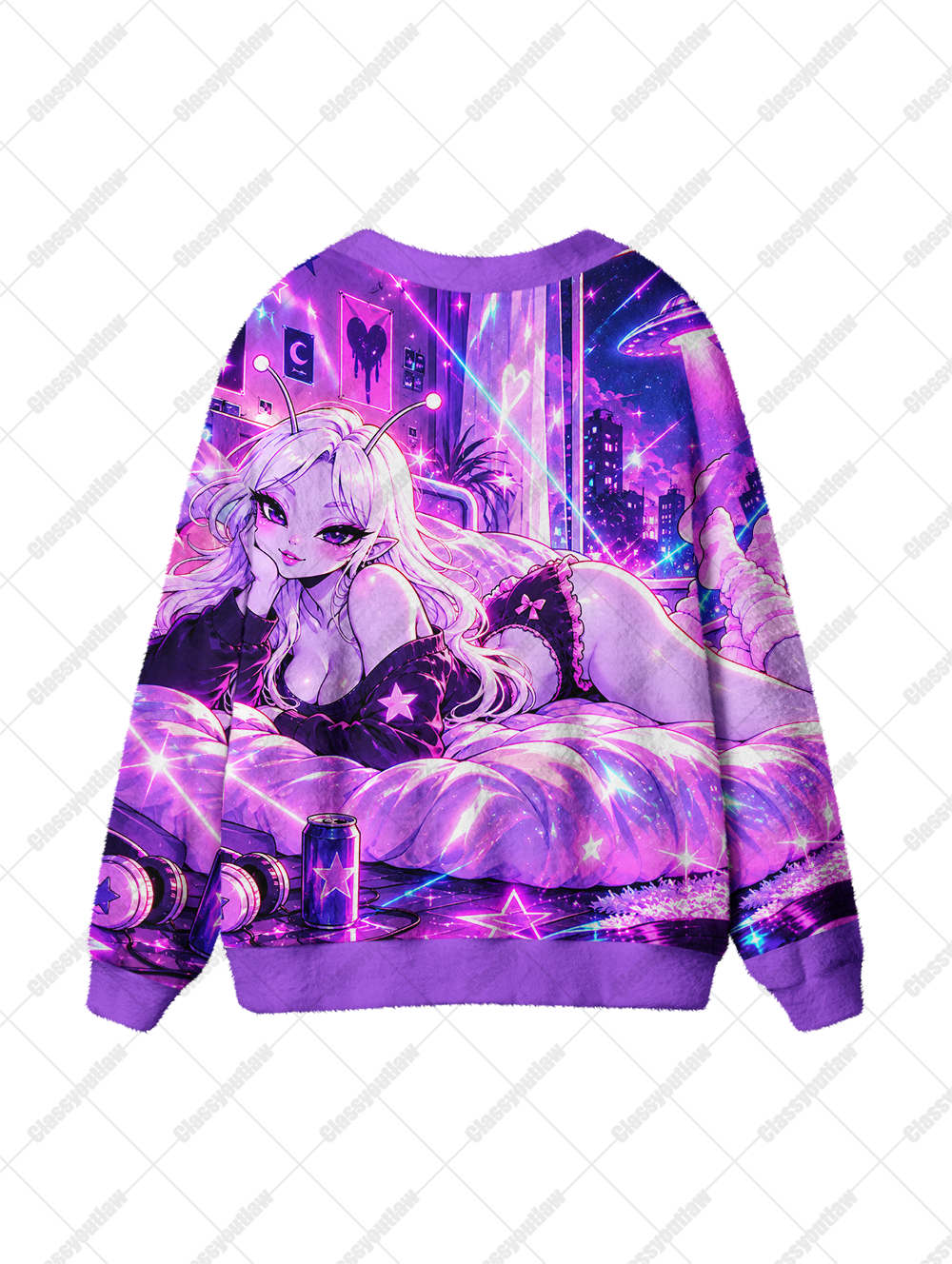 ALIEN BABE UGLY CARDIGAN SWEATERS