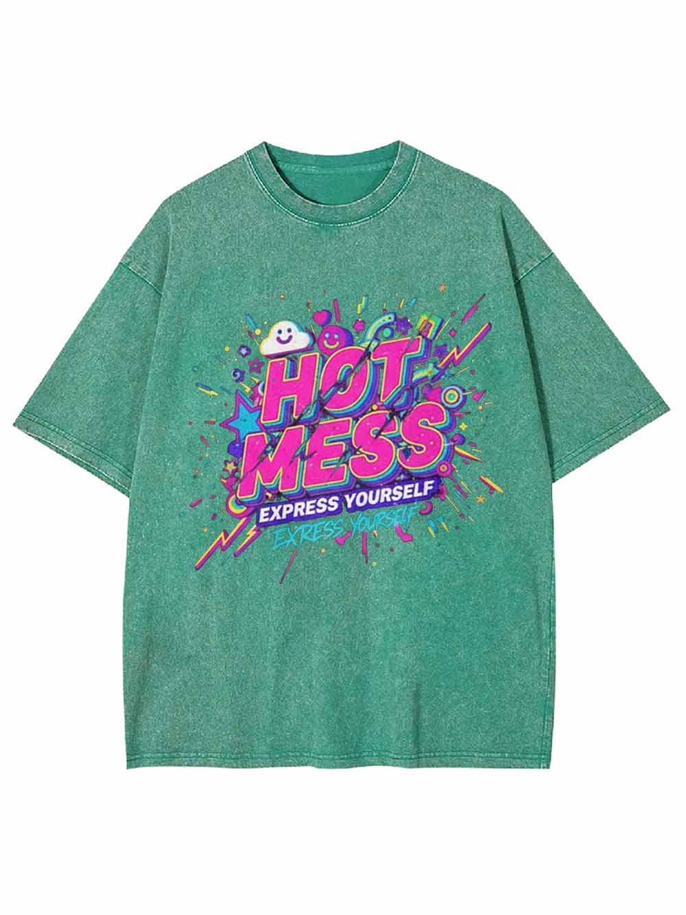 Hot Mess Washed Tshirt