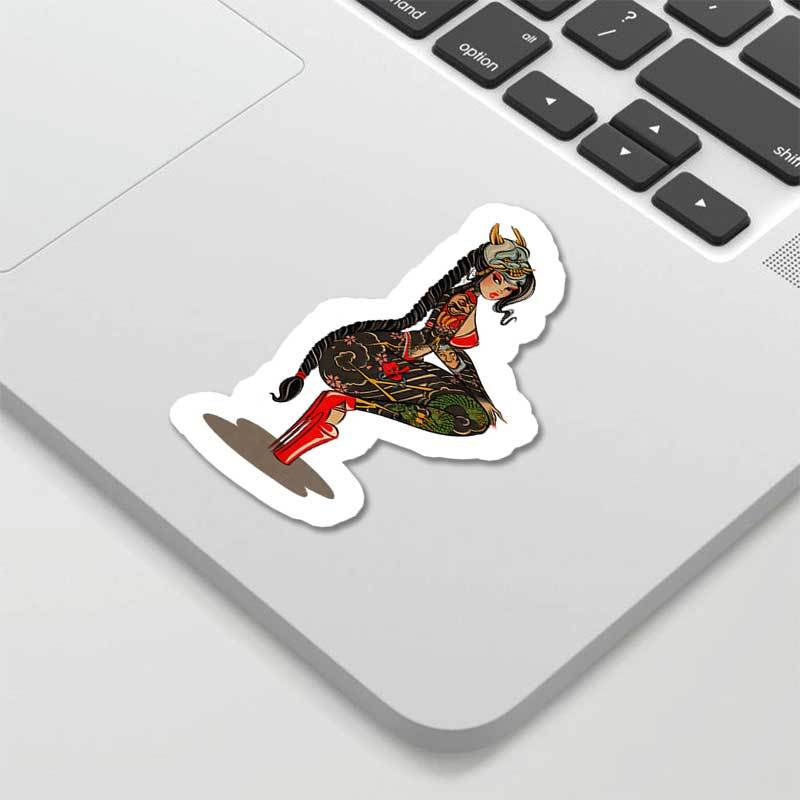 TATTOOED WARRIOR STICKER