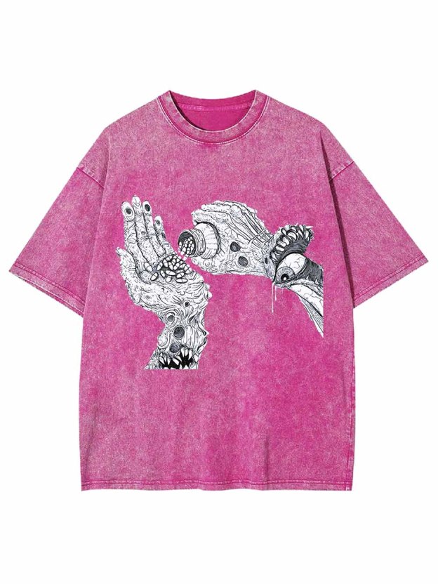 DISTORTED REALITY WASHED TSHIRT