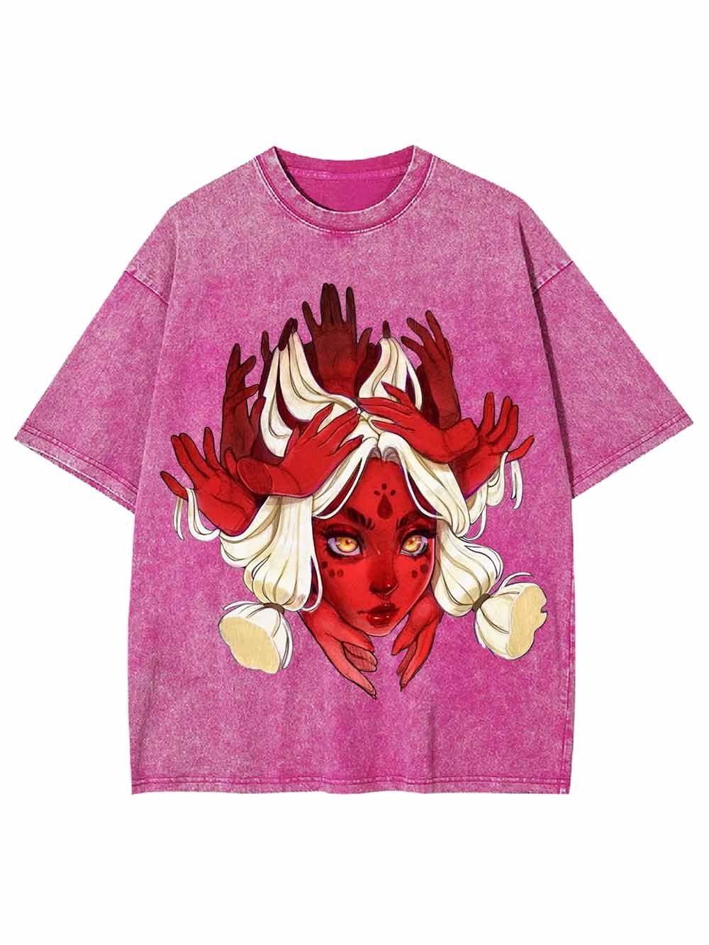 DEMON QUEEN WASHED TSHIRT