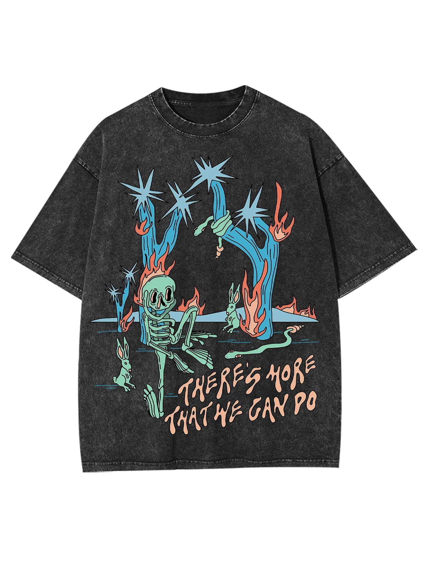 There's More That We Can Do Washed Tshirt-ClassyOutlaw Sale