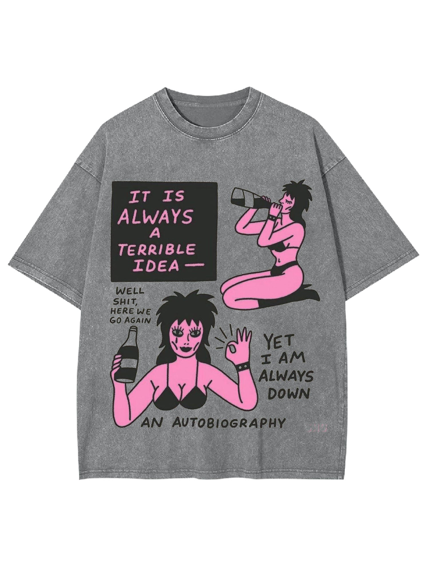 Drink Washed Tshirtt