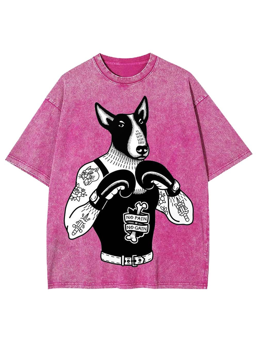 No Pain No Gain Washed Tshirt