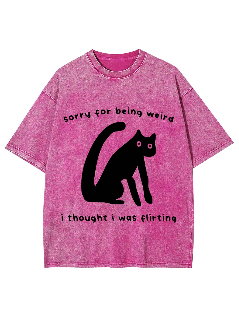 Sorry For Being Weird   I Thought I Was Flirting Washed Tshirt