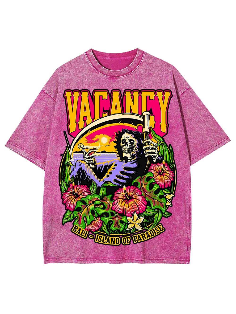 VACANCY IN PARADISE WASHED TSHIRT
