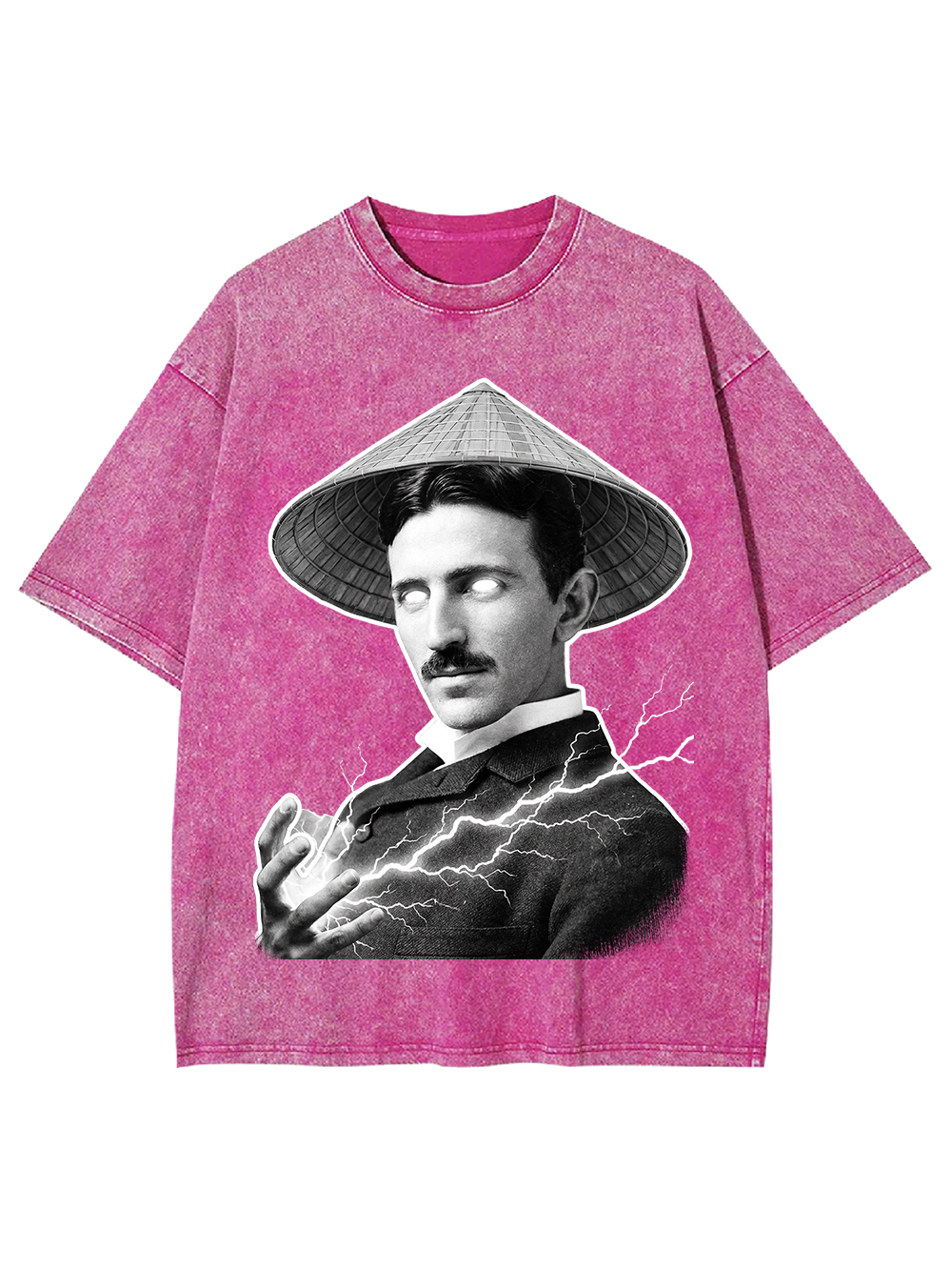 ELECTRIC MYSTIC IN CONICAL HAT WASHED TSHIRT