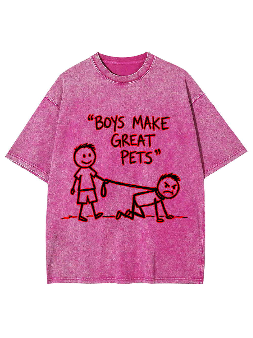 BOYS MAKE GREAT PETS WASHED TSHIRT