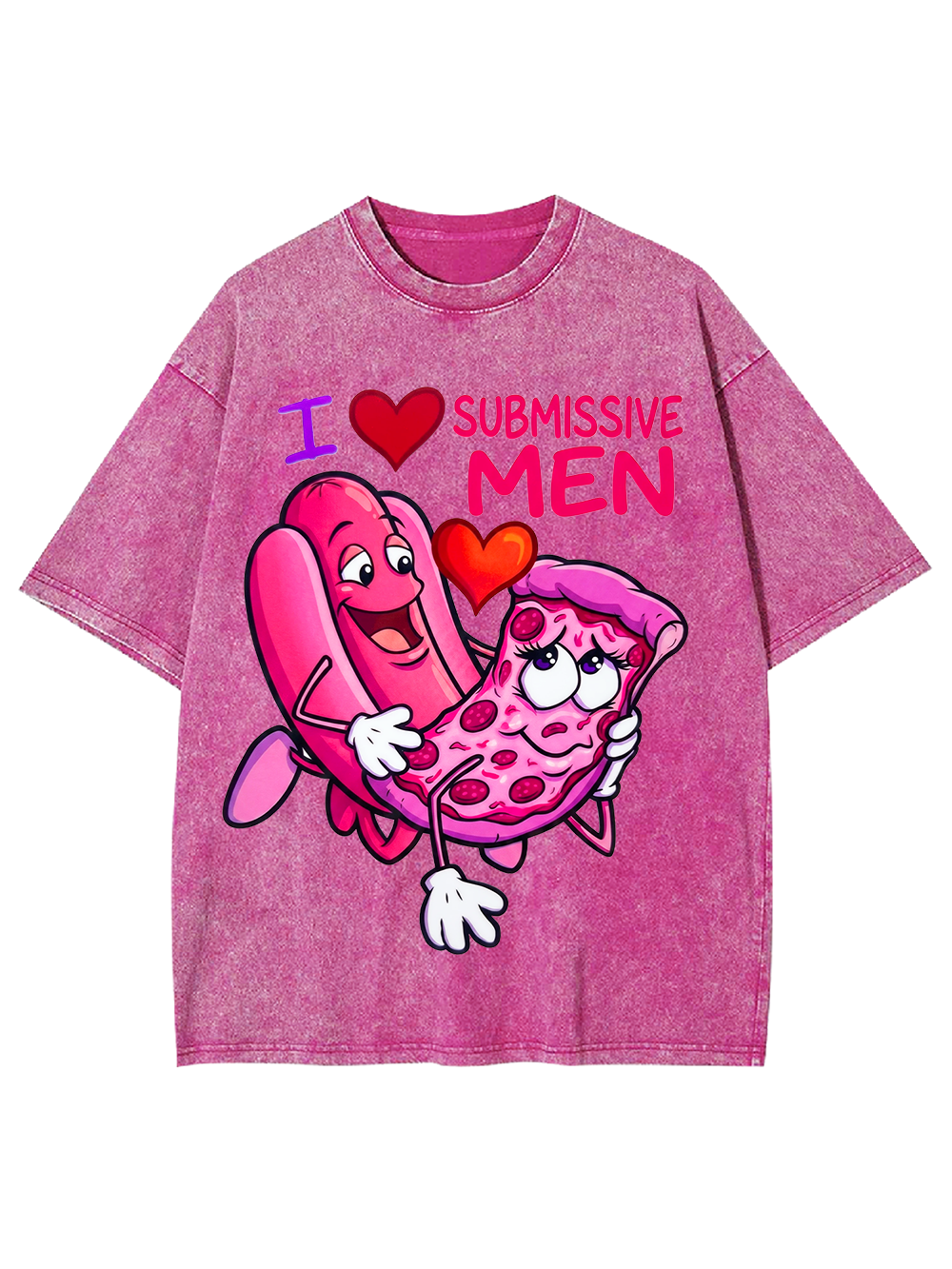I LOVE SUBMISSIVE MEN WASHED TSHIRT