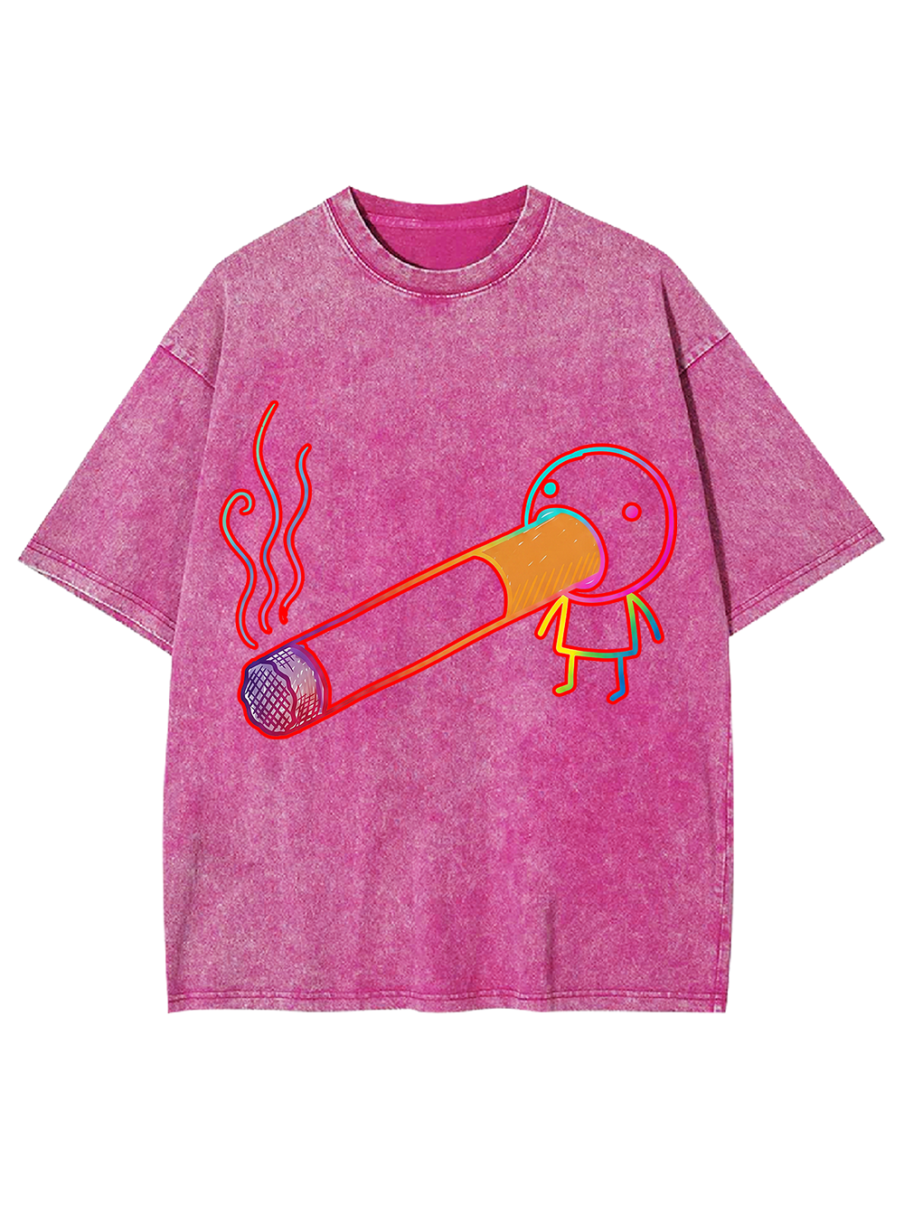 SMOKING HEAD WASHED TSHIRT