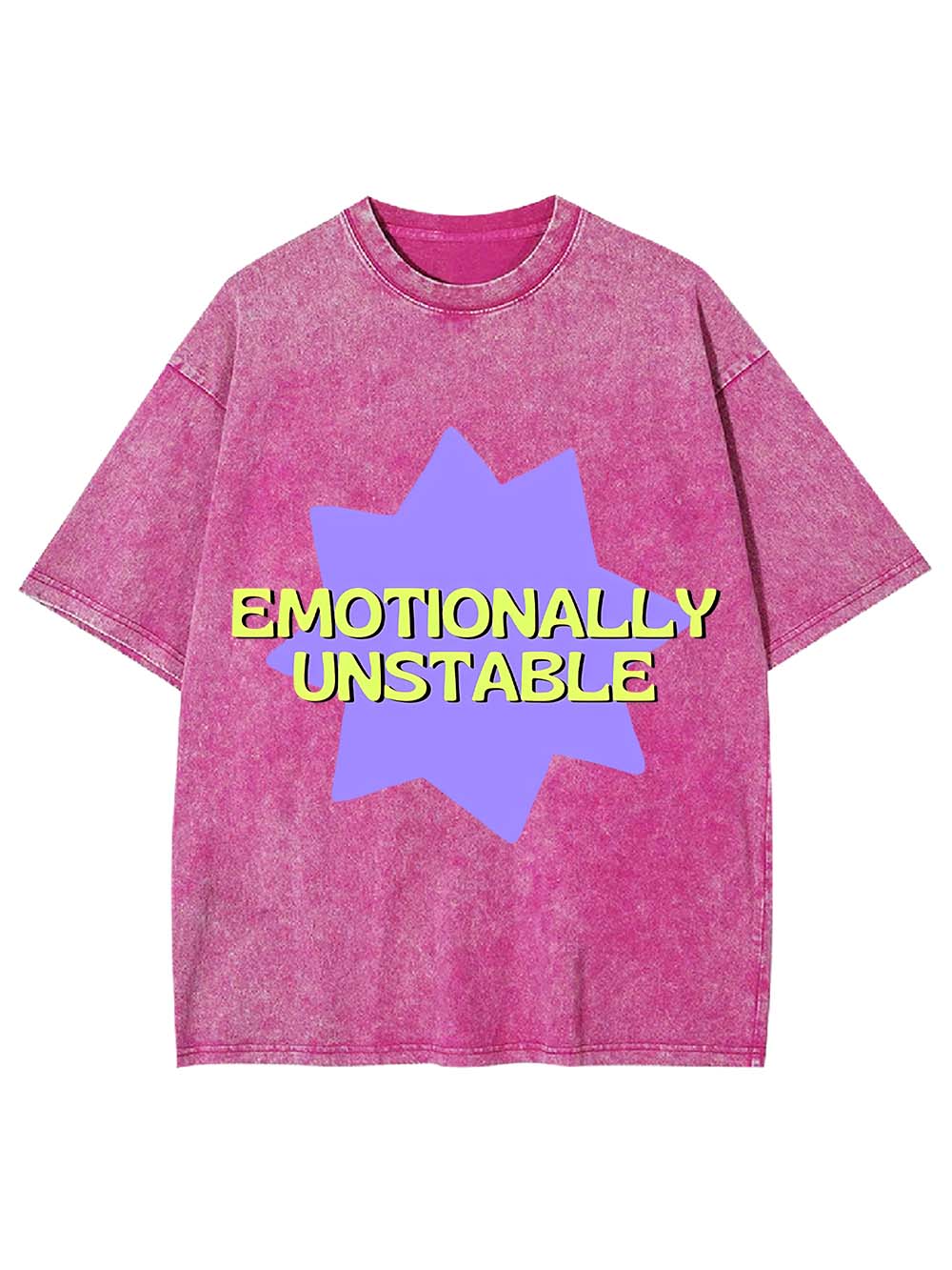 Emotionally Unstable Washed Tshirt