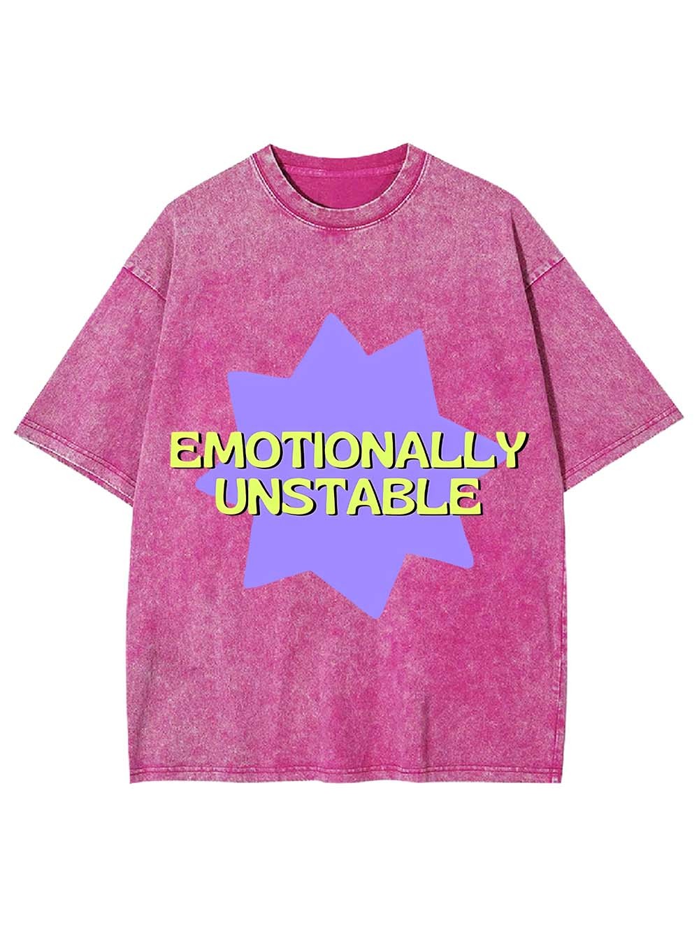 Emotionally Unstable Washed Tshirt