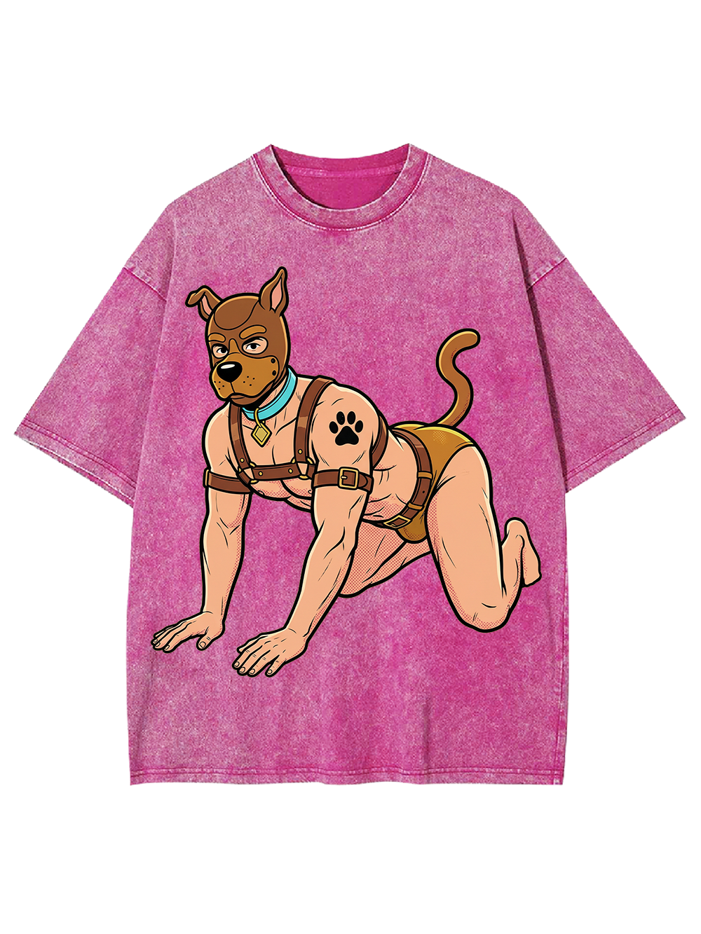 HUMAN PUP PLAY WASHED TSHIRT