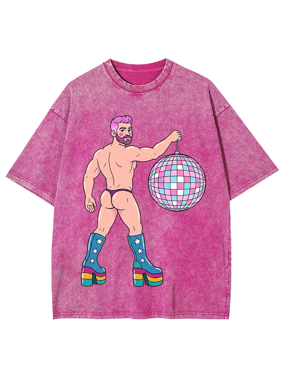 DISCO DIVA DUDE WASHED TSHIRT