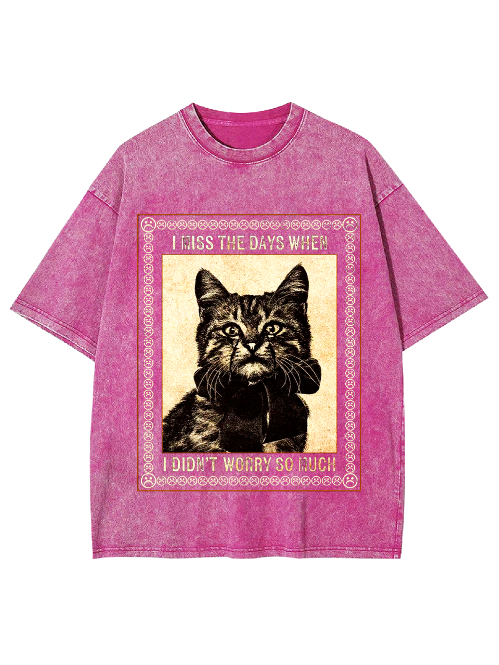 I Miss The Days When I Didn’T Worry So Much Washed Tshirt