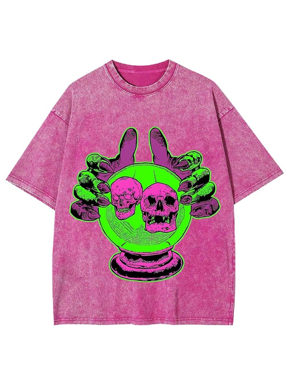 OMEN OF THE SKULLS WASHED TSHIRT