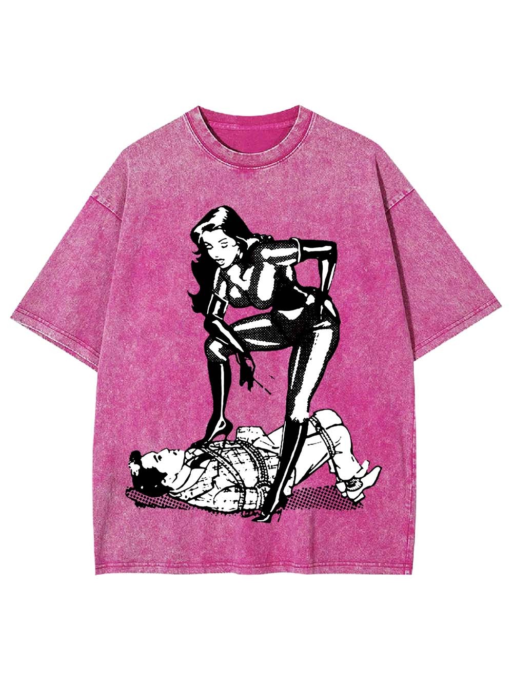 Dominance in Contrast Washed Tshirt