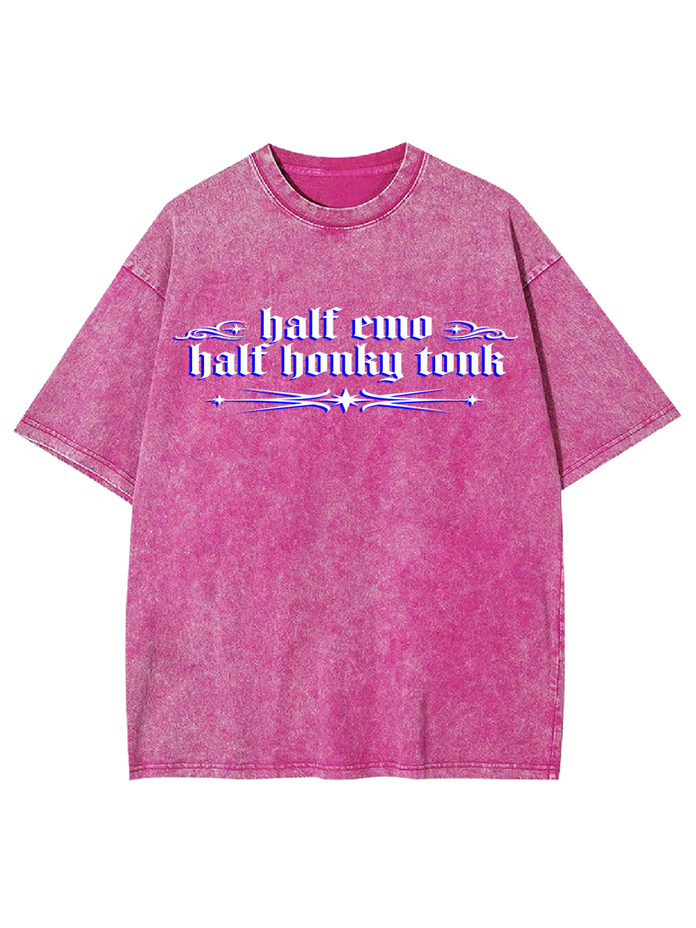 HALF EMO HALF HONKY TONK WASHED TSHIRT