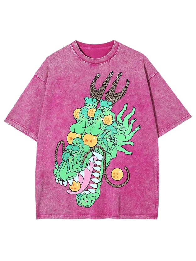 Dragon of Temptation Washed Tshirt