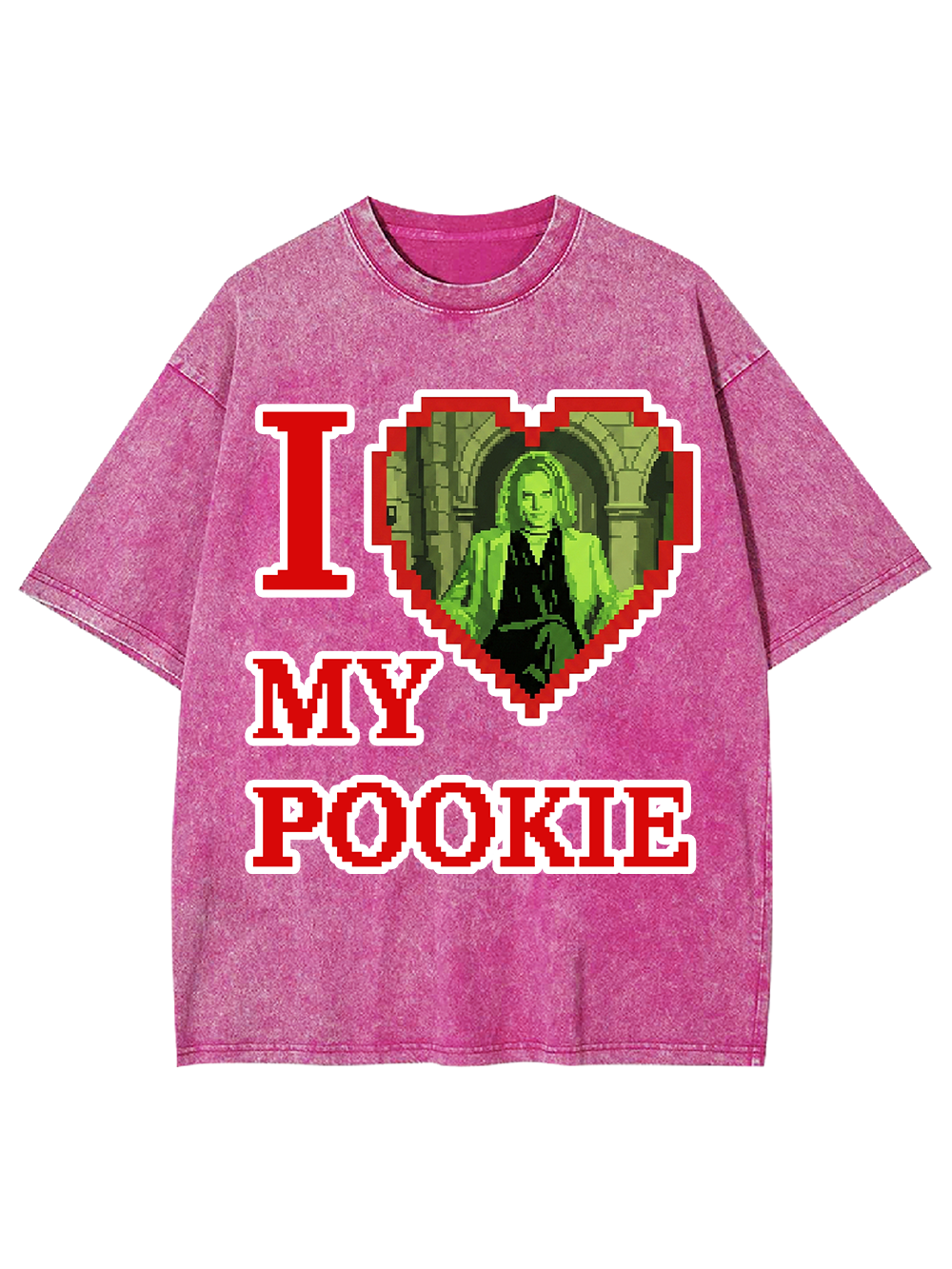 I LOVE MY POOKIE WASHED TSHIRT