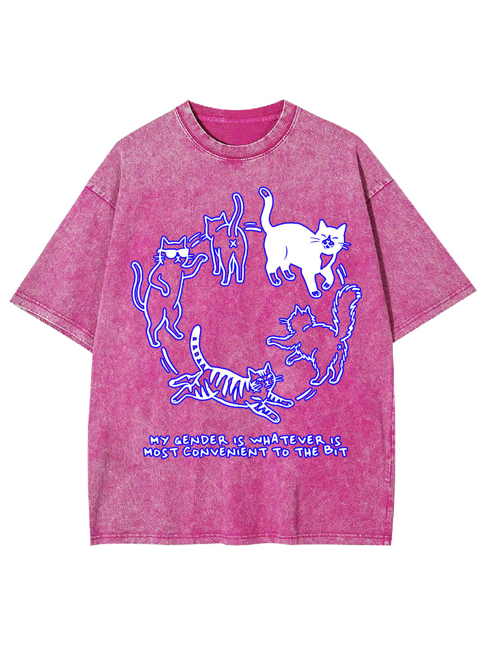 MY GENDER IS WHATEVER IS MOST CONVENIENT TO THE BIT AAA WASHED TSHIRT
