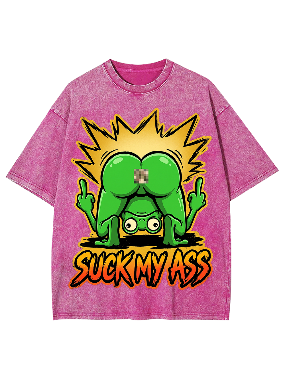 SUCK MY ASS WASHED TSHIRT