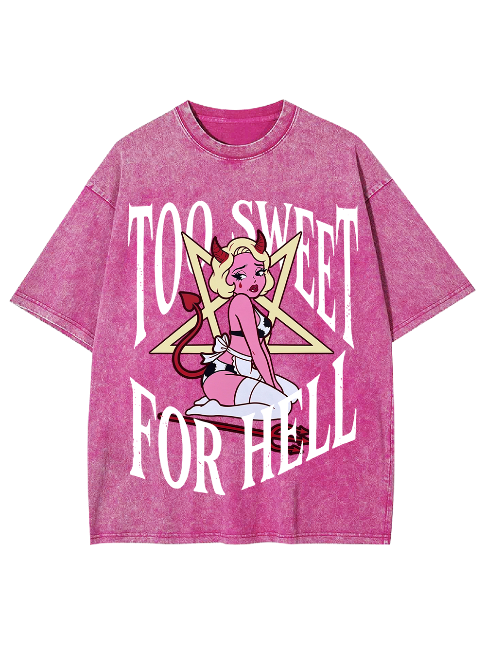TOO SWEET FOR HELL AAA WASHED TSHIRT