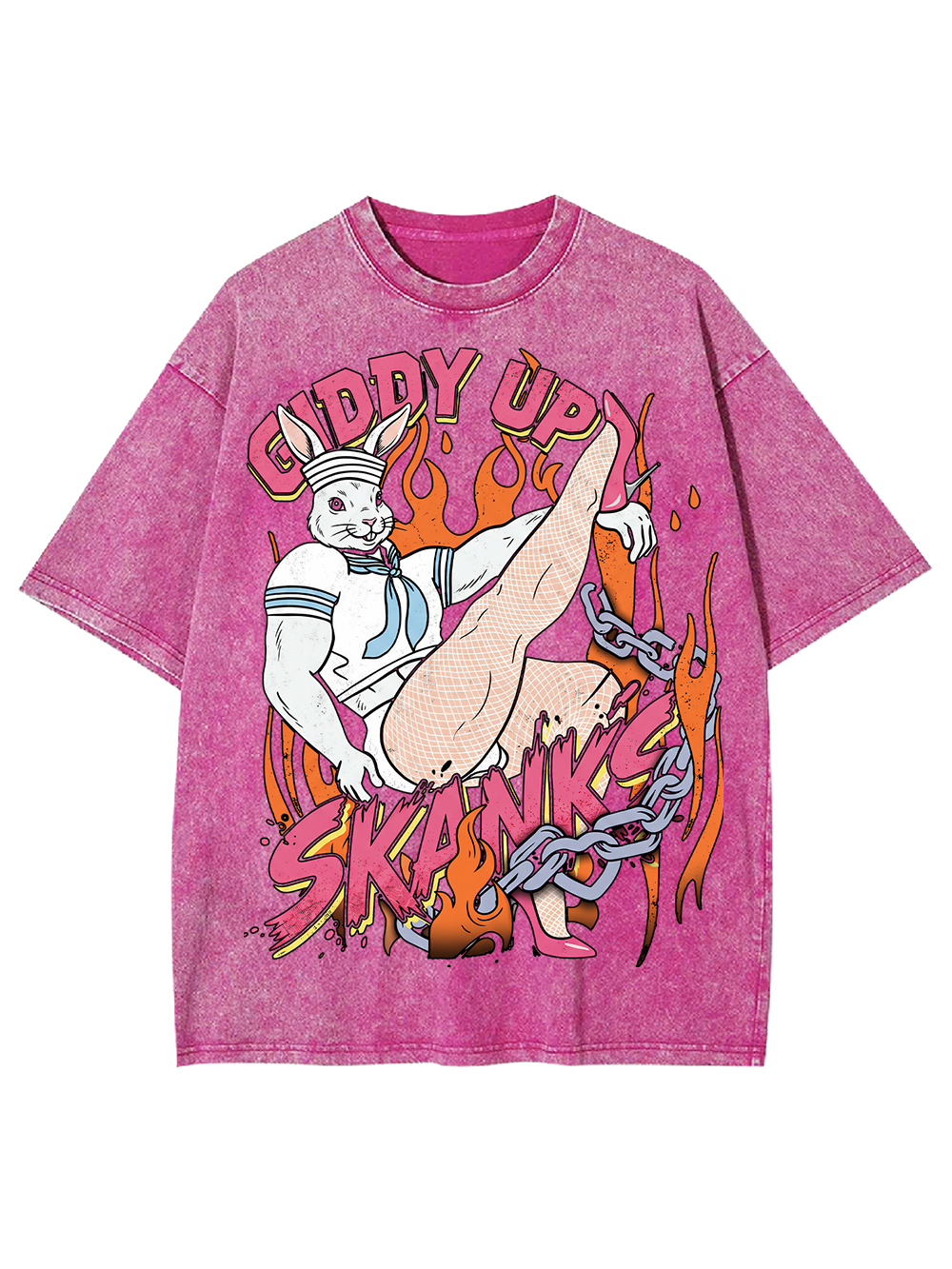 GIDDY UP SKANKS AAA WASHED TSHIRT
