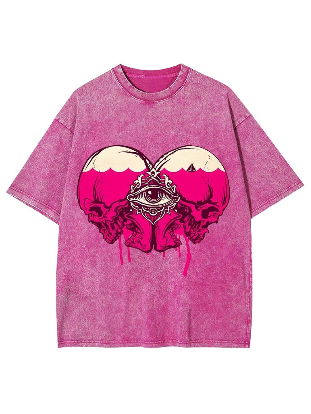 Heart of the All-Seeing Washed Tshirt