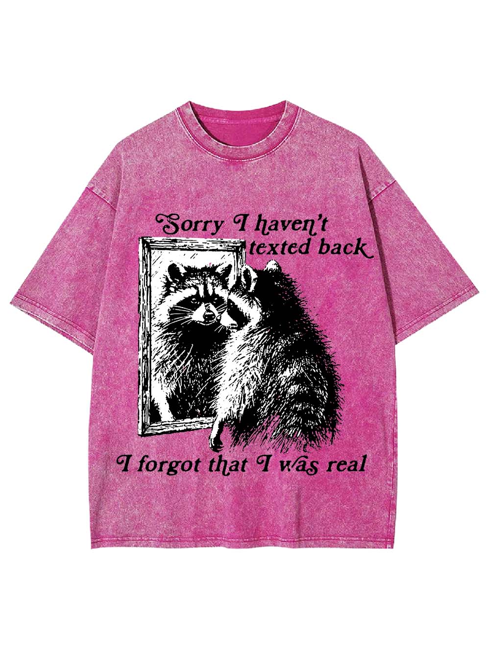 Sorry I Haven't Texted Back I Forgot That I Was Real Washed Tshirt