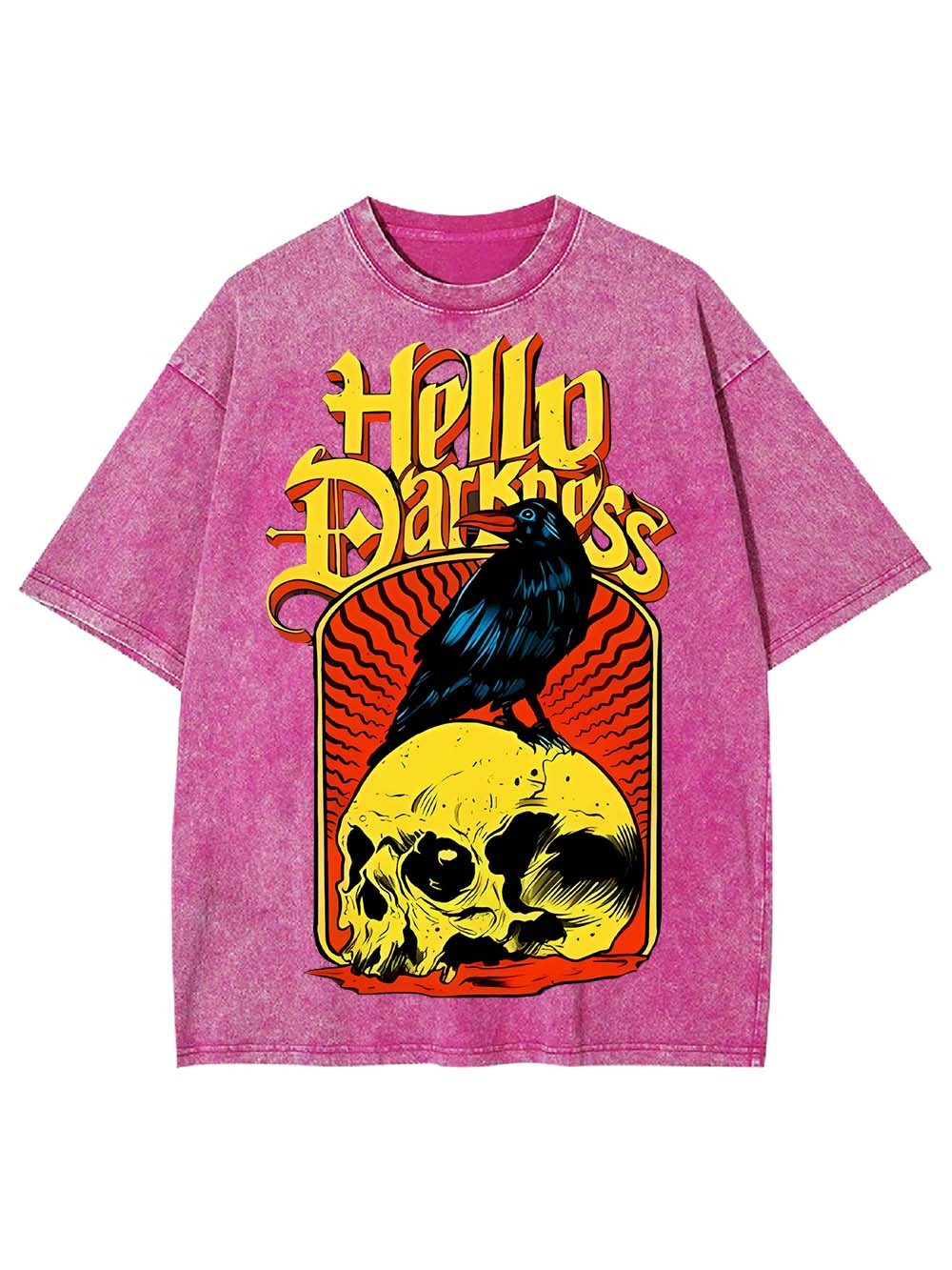 HELLO DARKNESS WASHED TSHIRT