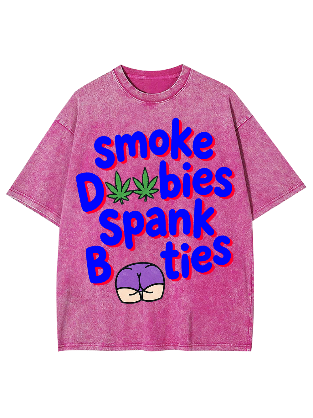 SMOKE DOOBIES SPANK BOOTIES AAA WASHED TSHIRT