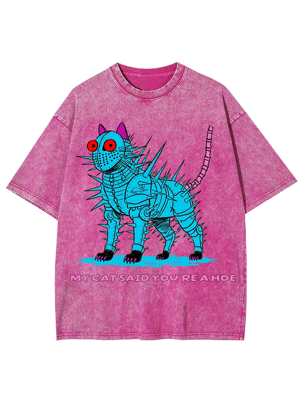 MY CAT SAID AAA WASHED TSHIRT
