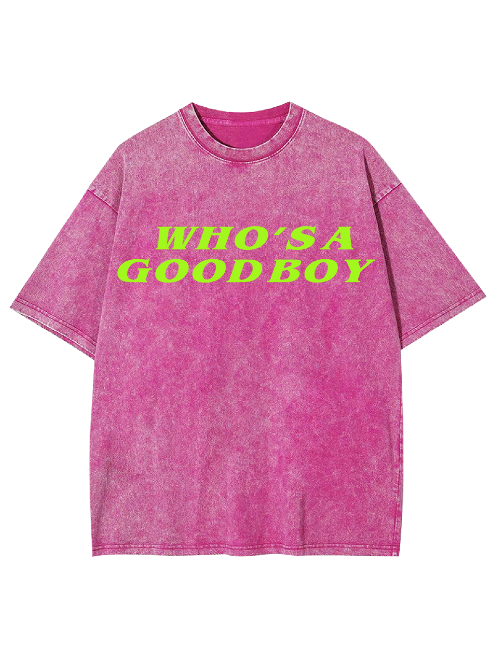 WHO’S A GOOD BOY AAA WASHED TSHIRT