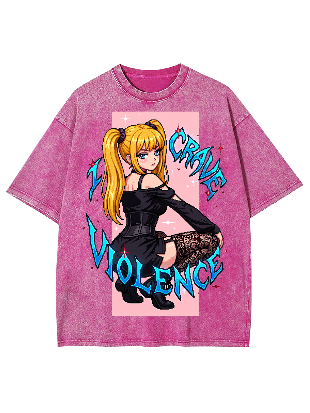 I CRAVE VIOLENCE AAA WASHED TSHIRT