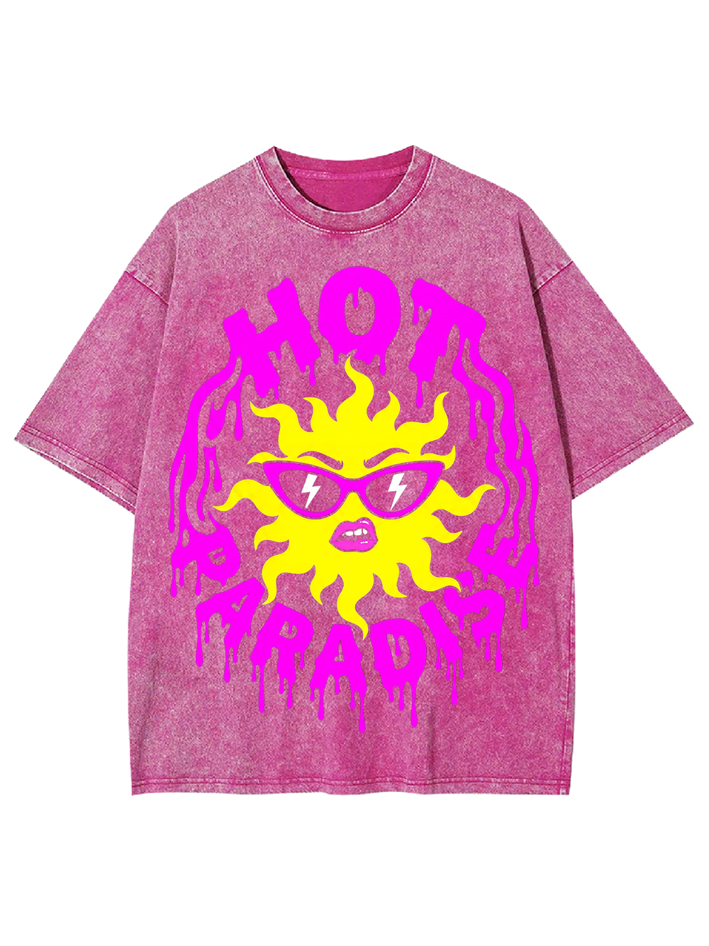 HOT PARADISE AAA WASHED TSHIRT