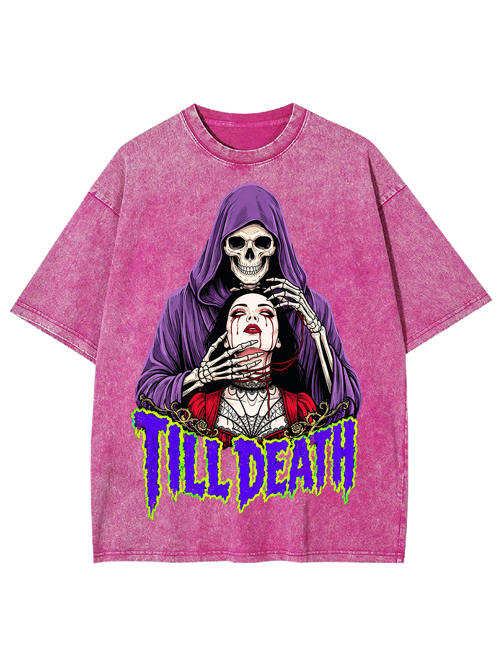 TILL DEATH AAA WASHED TSHIRT
