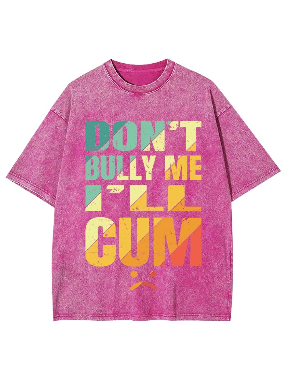Don't Bully Me I'll Cum Washed Tshirt
