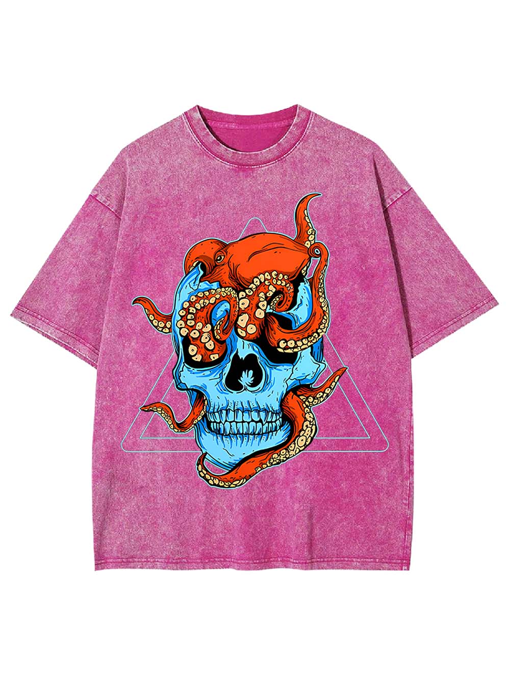 Tentacled Skull Washed Tshirt