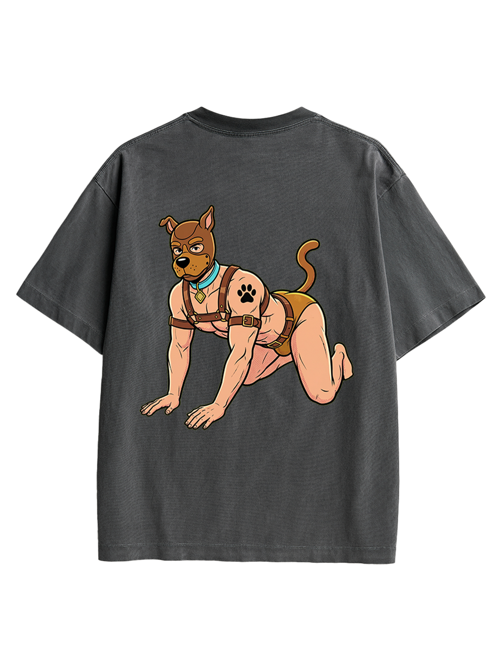 HUMAN PUP PLAY AAA BACKPRINT TSHIRT