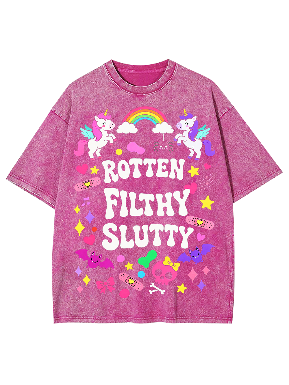 ROTTEN FILTHY SLUTTY AAA WASHED TSHIRT