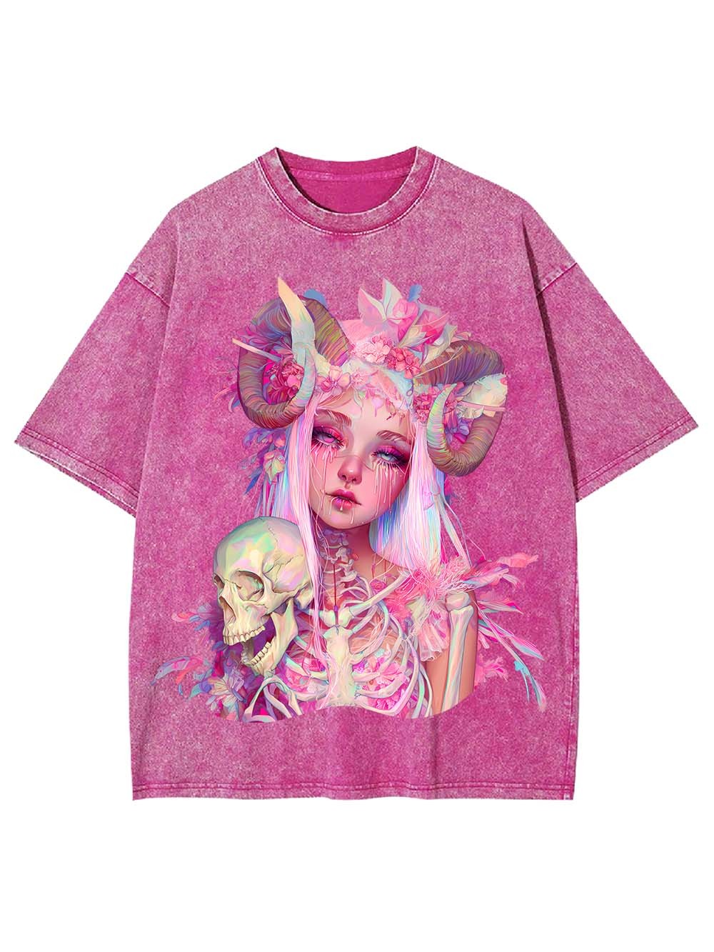 Ethereal Gothic Beauty Washed Tshirt