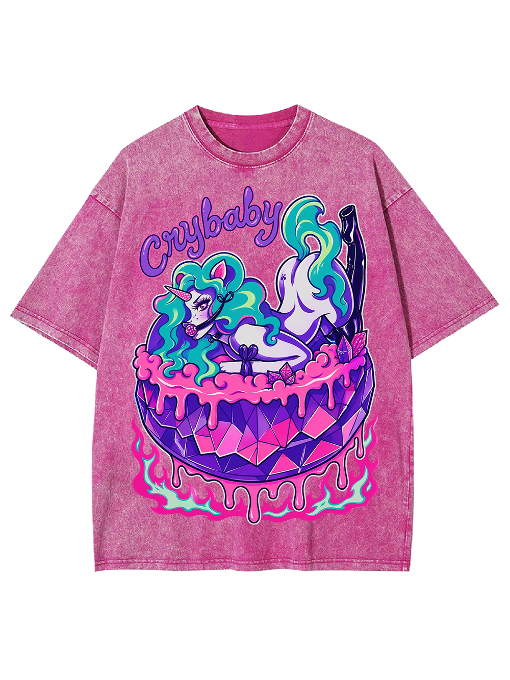 CRYBABY QUEEN AAA WASHED TSHIRT