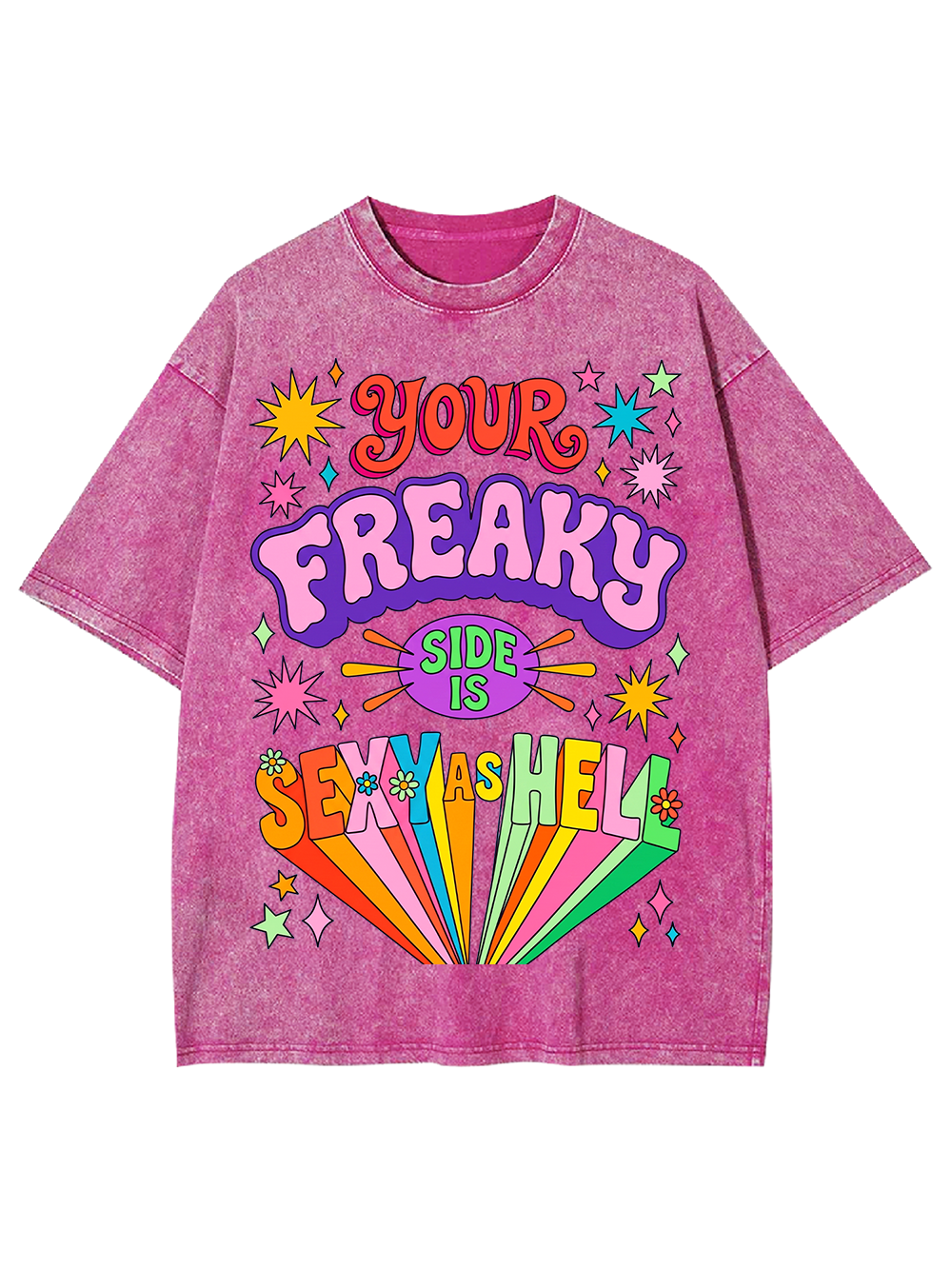 FREAKY SIDE AAA WASHED TSHIRT