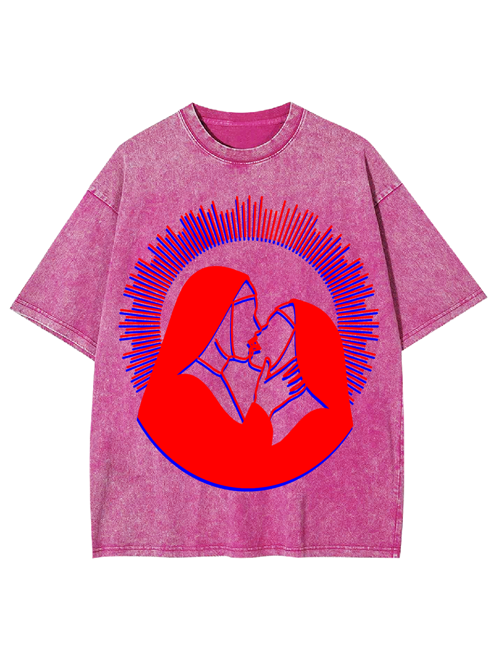 HOLY KISS AAA WASHED TSHIRT