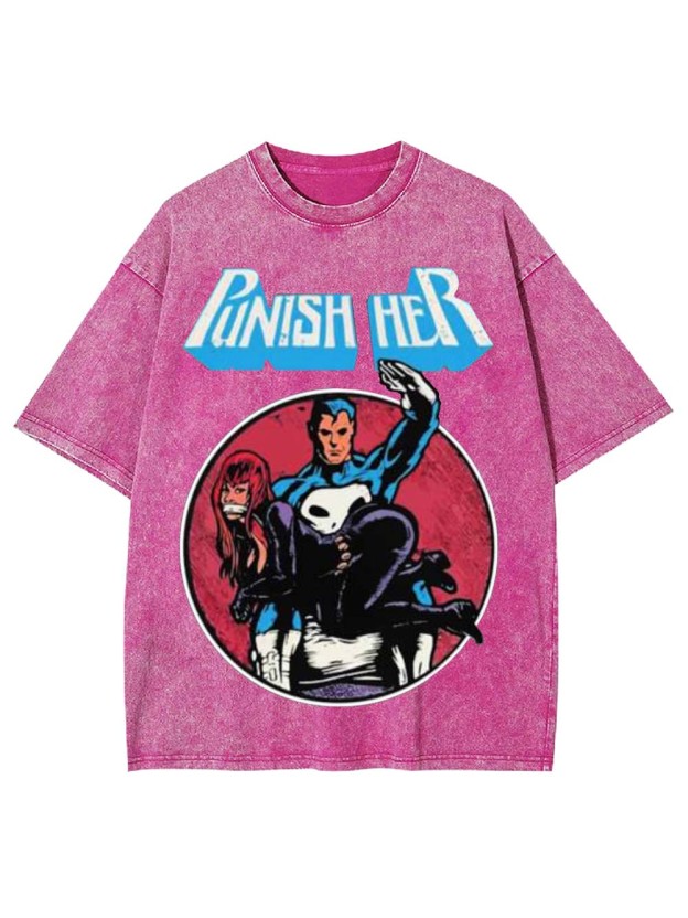 Punish Her Washed Tshirt