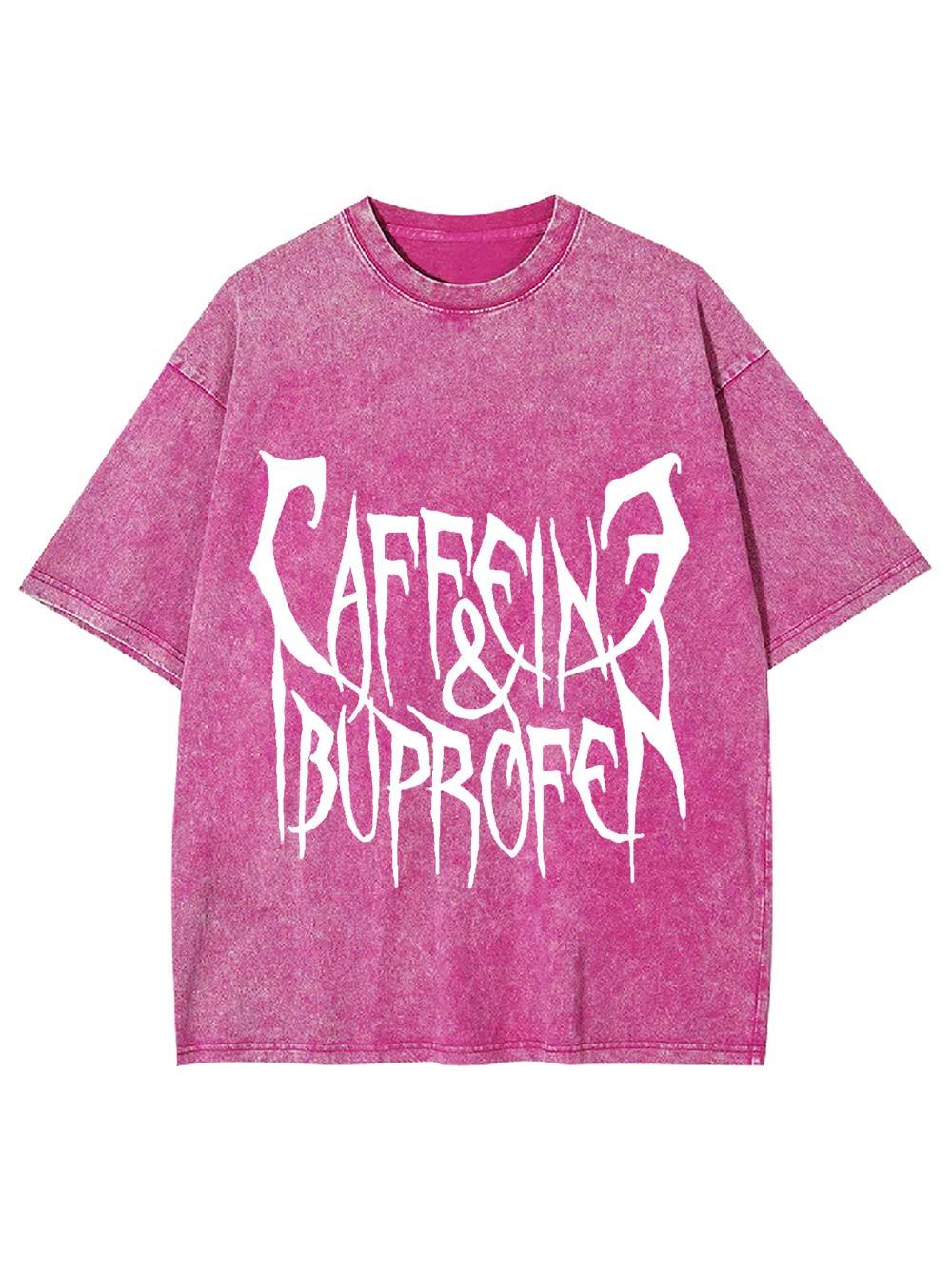 Caffeine & Ibuprofen  Washed Tshirt