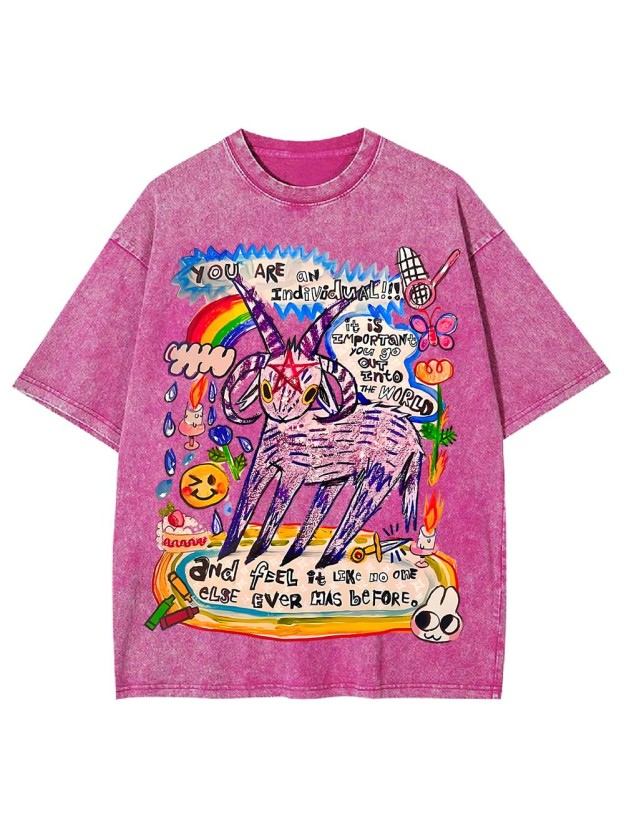 EMBRACE YOUR INDIVIDUALITY WASHED TSHIRT