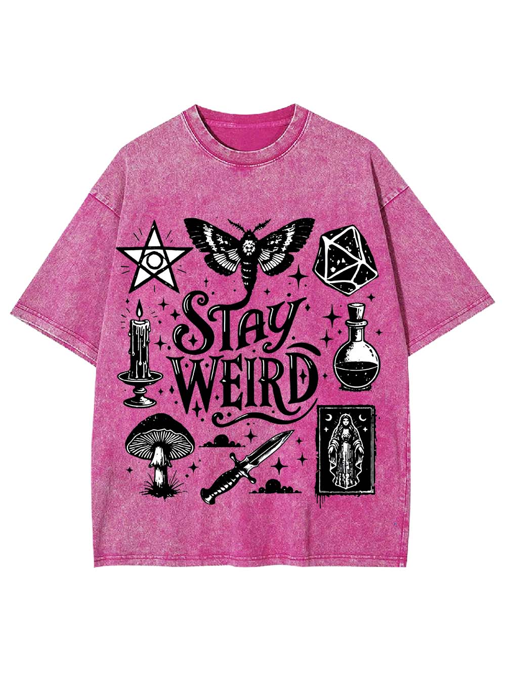 Mystic Vibes Washed Tshirt