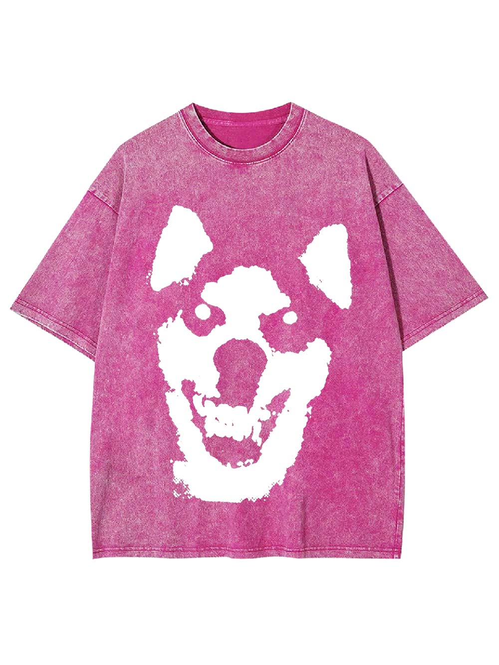 Pixelated Sinister Smil Washed Tshirt
